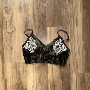 Darcsport Black Marble Everson Sports Bra